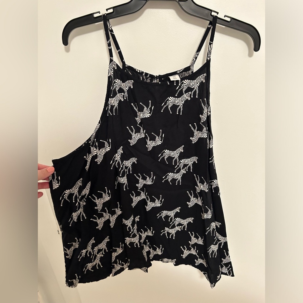 Old Navy Zebra tank top size XXL